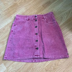 Roxy buttoned corduroy skirt NWT